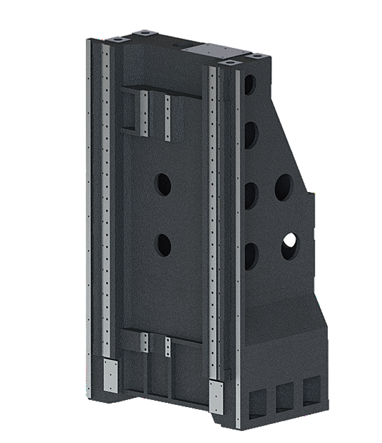 Grote metalen verticale CNC-draaibank V8H Max. snijhoogte 850mm Fanuc CNC frees verticale draaibank 2