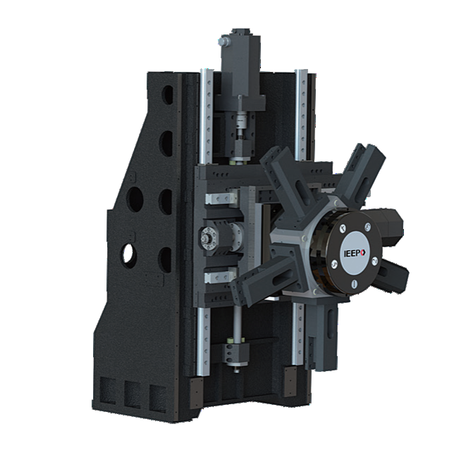 Grote metalen verticale CNC-draaibank V8H Max. snijhoogte 850mm Fanuc CNC frees verticale draaibank 3