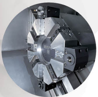 Grote metalen verticale CNC-draaibank V8H Max. snijhoogte 850mm Fanuc CNC frees verticale draaibank 6