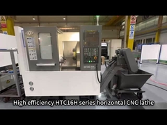 SMTCL Small Parts Machining HTC16H Metal Slant Bed CNC Lathe 8 Stations Horizontale CNC Lathe