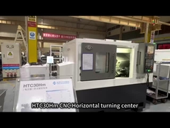 SMTCL Horizontaal draaicentrum HTC30Hm Horizontale 12-station Power Turret CNC draaibank