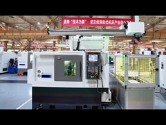 SMTCL Horizontaal draaicentrum HTC30Hm Horizontale 12-station Power Turret CNC draaibank