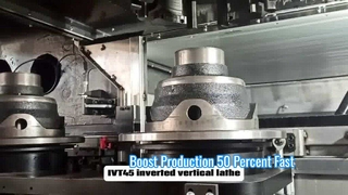 Geautomatiseerde productielijn IVT45 auto-lagerverwerking omgekeerde verticale CNC-draaibank