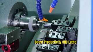 Verhoog uw productiviteit met deze CNC-draaibank uitgerust met een onderdelenvanger.