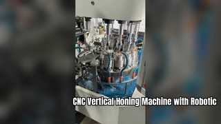 CNC verticale hoonmachine met robotisch laden en lossen