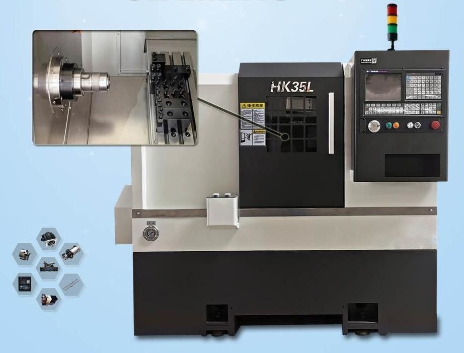 Enige Ascnc het Type van het Messenrij van Draaibankmachines HK35L Draaiende Verwerking