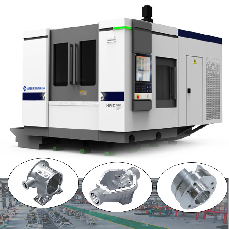 5 As Horizontaal Bewerkingscentrum HMC63Q Hoogpresisie CNC-draaicentrum Machine Tool