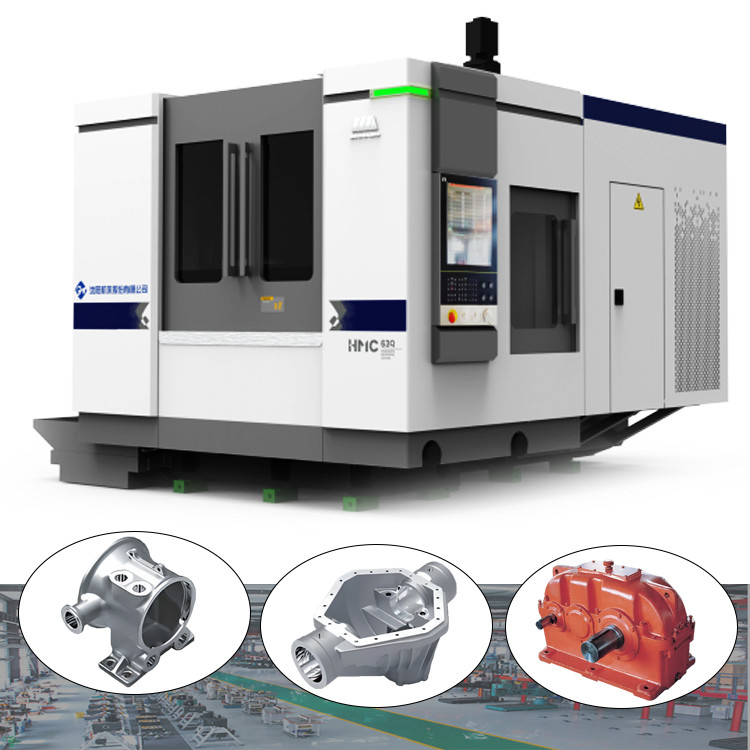 HMC80Q Metalen 3-assige horizontale bewerkingscentrum freesmachine