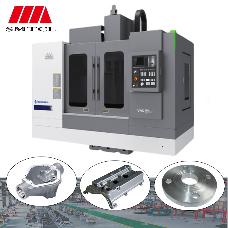 SMTCL VMC1100B 4-assige CNC-freesmachine voor metalen Fanuc-controllers 3-assige verticale bewerkingscentrum
