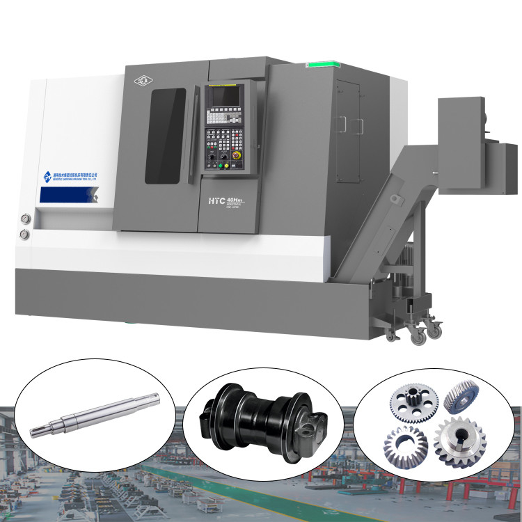 SMTCL Zware CNC-draaimachine Fanuc Controller HTC40Sm/1500 Draaicentrum met Y-as en C-as
