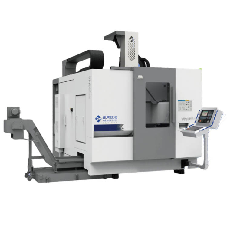 SMTCL 5 Axis Verticaal Bewerkingscentrum VMU80P Kunstmatig Mineraal Gegooid Steen Bed Kolom Bewerkingscentrum