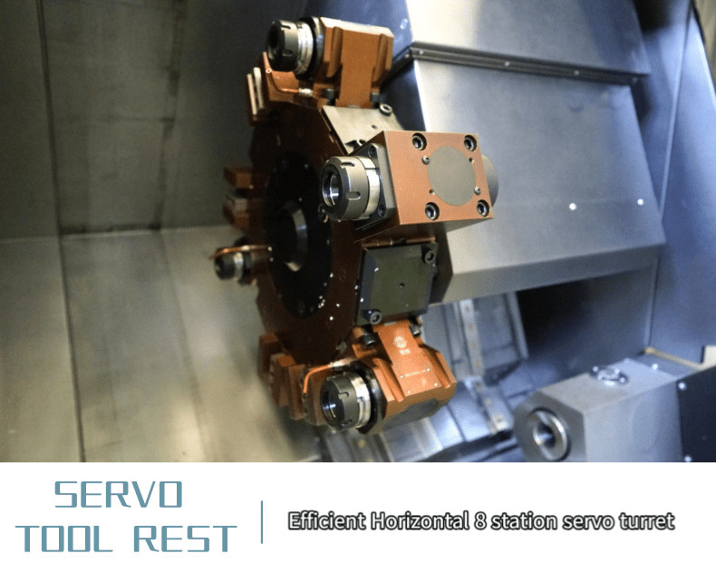 CNC Draaibank En Freesmachine HTC4050s Hoge Nauwkeurigheid 0.003mm CNC Draaibank
