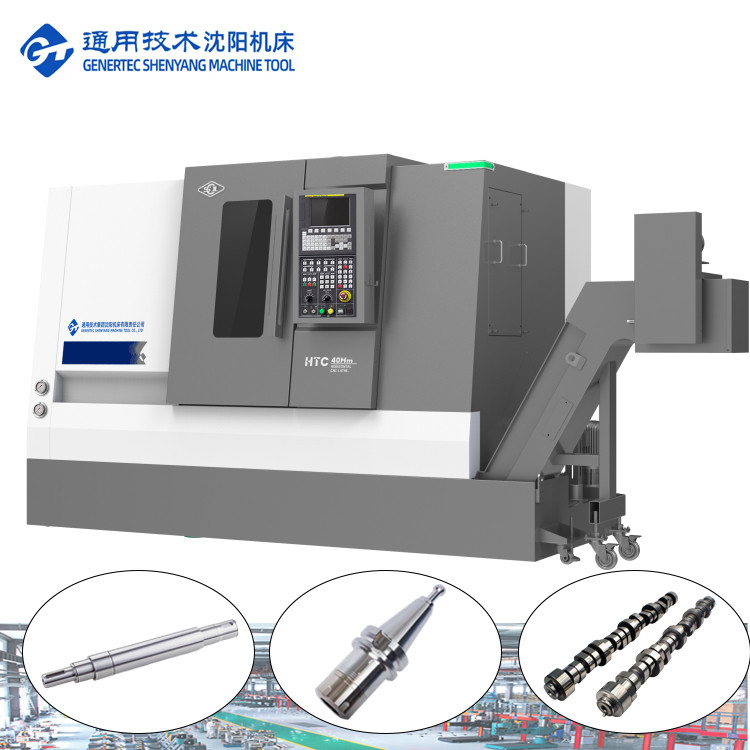 Horizontale CNC draaibank HTC40H/500 Automobiel mandrels Motorschachten Tandwielassen Bewerking CNC draaibank