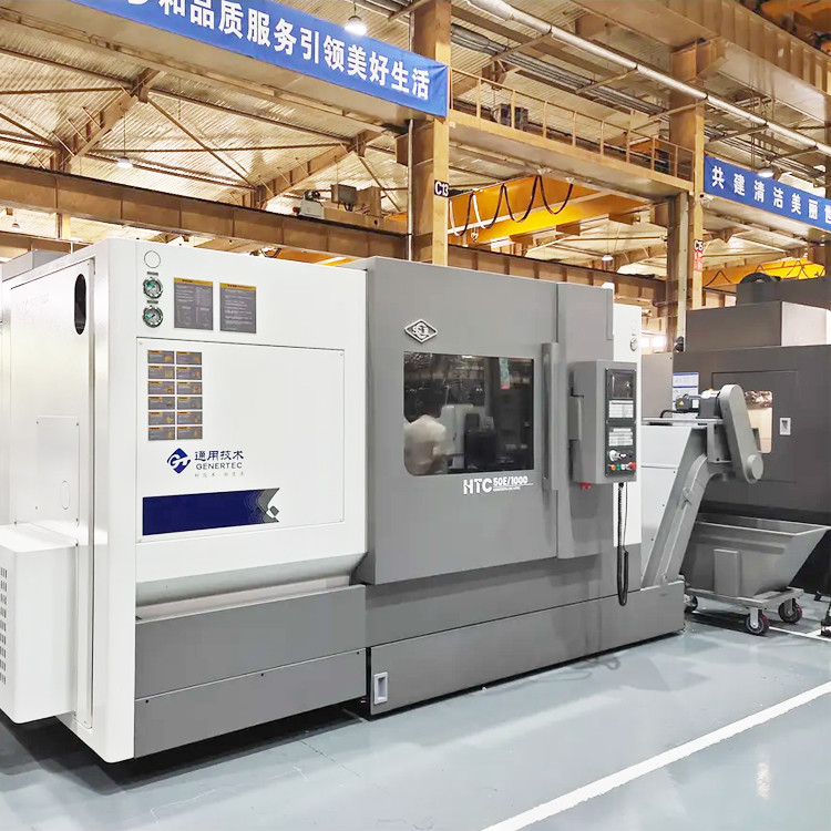 SMTCL Heavy Duty Hard Rail CNC draaibank HTC50P 3-assige CNC freesmachine met live gereedschap CNC draaibank