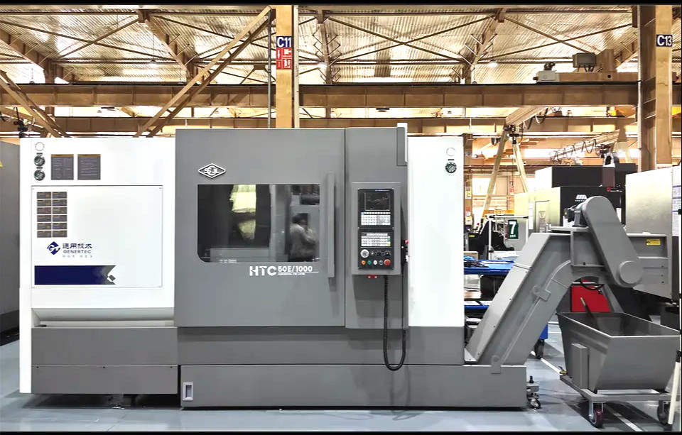 SMTCL Heavy Duty Hard Rail CNC draaibank HTC50P 3-assige CNC freesmachine met live gereedschap CNC draaibank