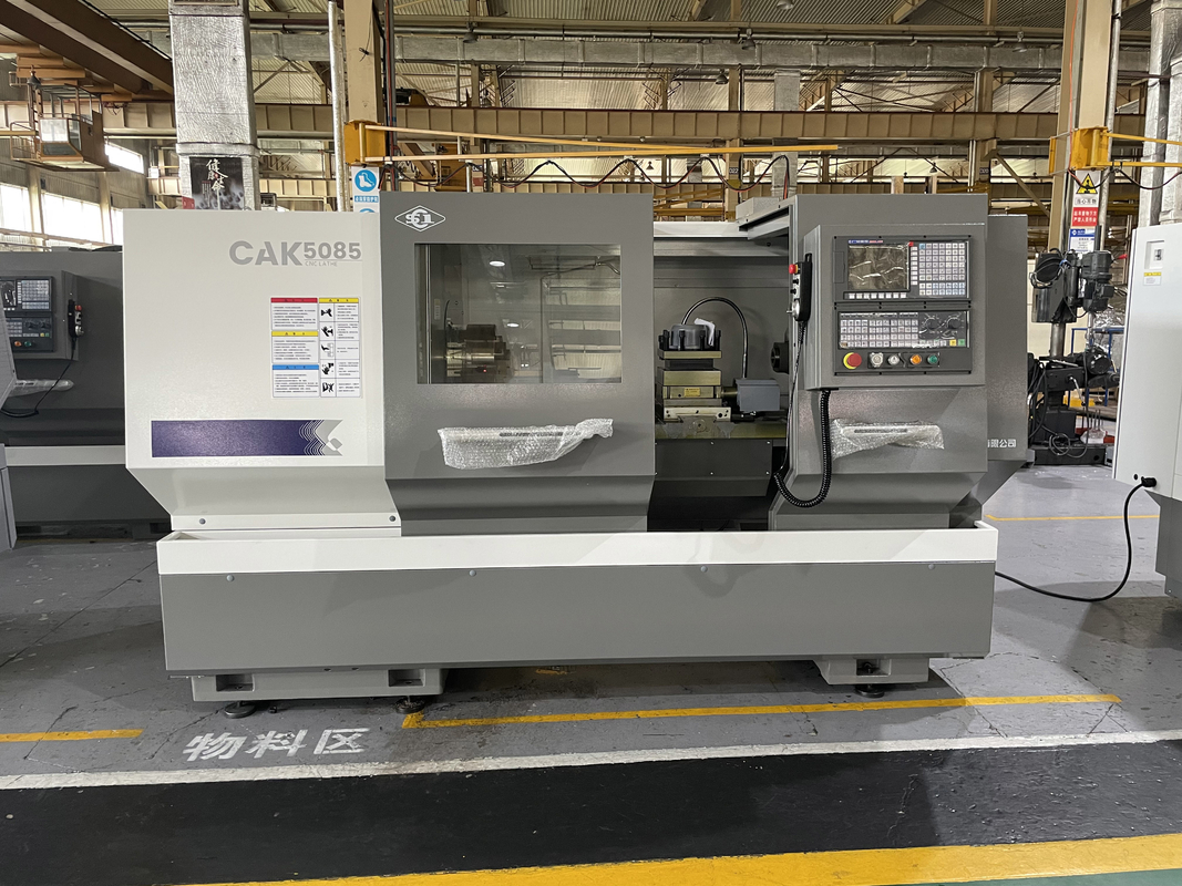 Hoogprecisie horizontale draaibank CAK5085 Metal Cutting Lathe SMTCL Flat Bed Cnc Lathe Machine