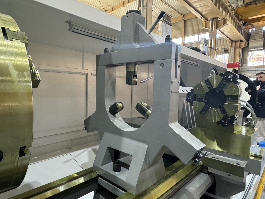 SMTCL Automatische draaibank Metalen CAK100 serie Chuck Diameter 1000mm Heavy Duty Flat Bed CNC draaibank