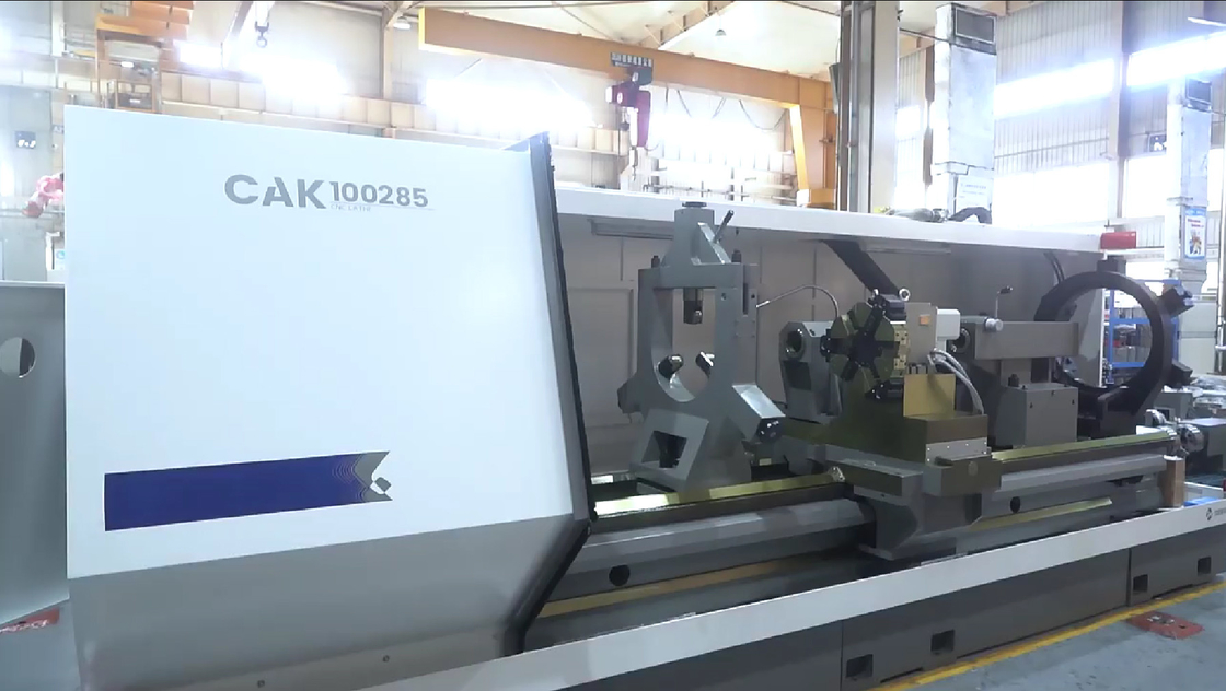 SMTCL Automatische draaibank Metalen CAK100 serie Chuck Diameter 1000mm Heavy Duty Flat Bed CNC draaibank
