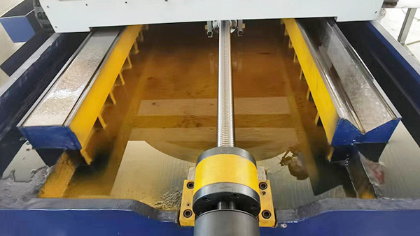 Horizontale oppervlakte slijpmachine met draaiende ronde tafel HDM380 PLC-besturing slijpmachine
