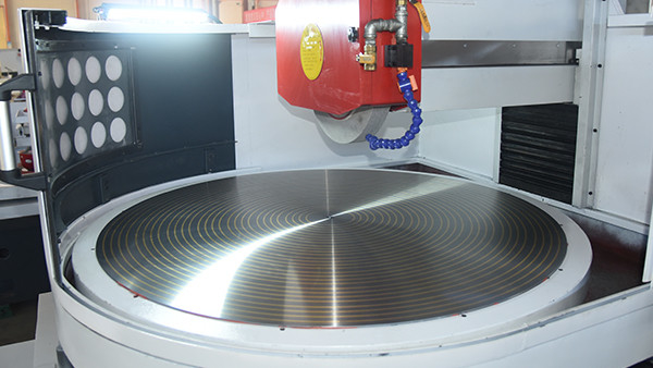 Horizontale oppervlakte slijpmachine met draaiende ronde tafel HDM380 PLC-besturing slijpmachine