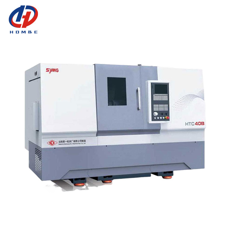 FANUC High Rigidity High Torque CNC Lathe HTC40B 45 Graden Integral Slant Bed CNC Lathe voor metaal