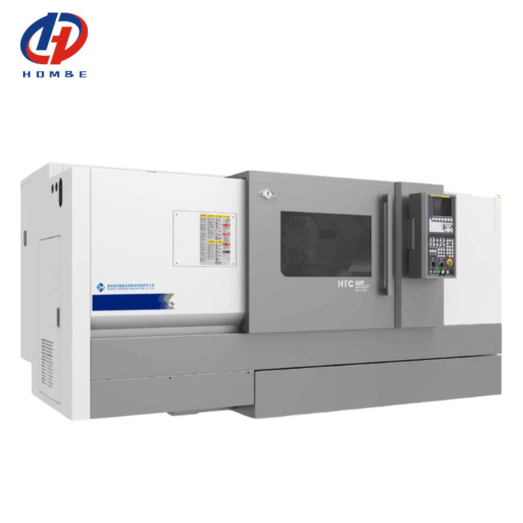 Grote CNC draaibank HTC40P Schuifgids Rail Fanuc draaibank 12 Station Turret Slant Bed CNC draaibank