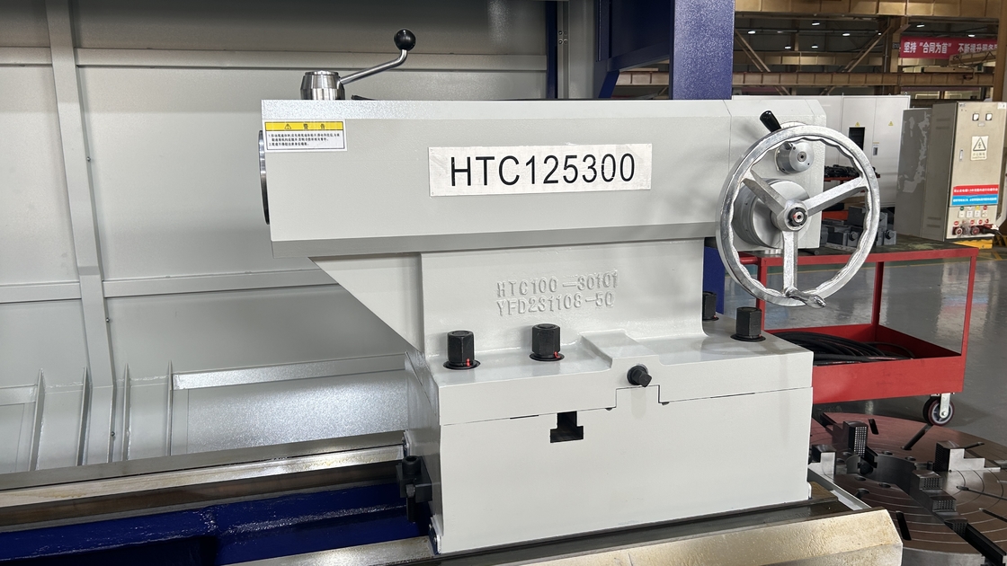 SMTCL CNC zware draaimachine HTC125300 Max snijlengte 3000mm Horizontale vlakke bed CNC draaibank