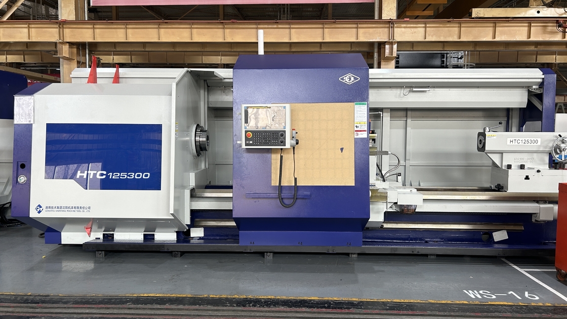 SMTCL CNC zware draaimachine HTC125300 Max snijlengte 3000mm Horizontale vlakke bed CNC draaibank
