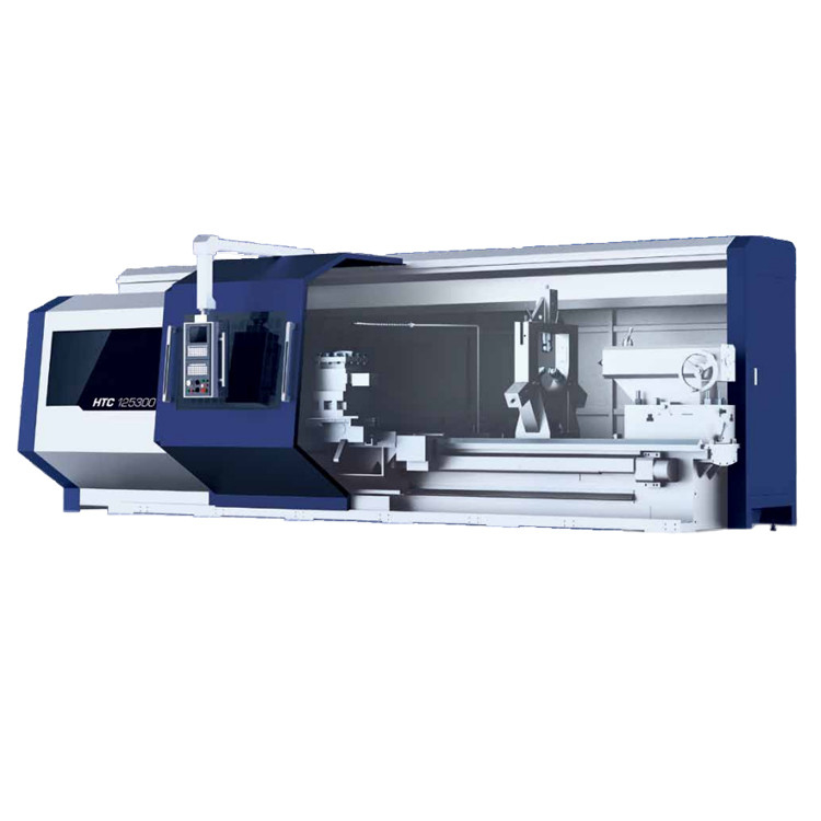 SMTCL zware CNC draaibank 5000mm HTC125500 horizontale platte bed CNC zware draaibank