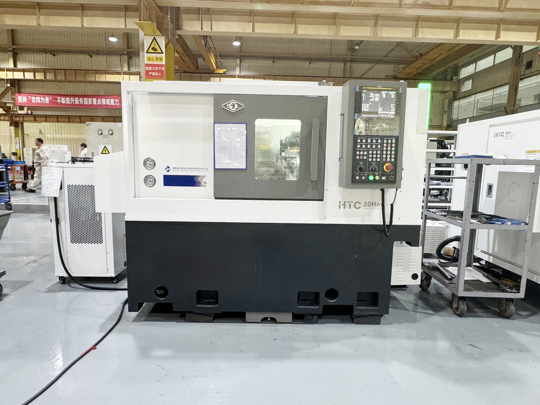 SMTCL CNC draaibank met automatisch laden en lossen HTC30Hm 12-station Power Turret Horizontaal draaicentrum