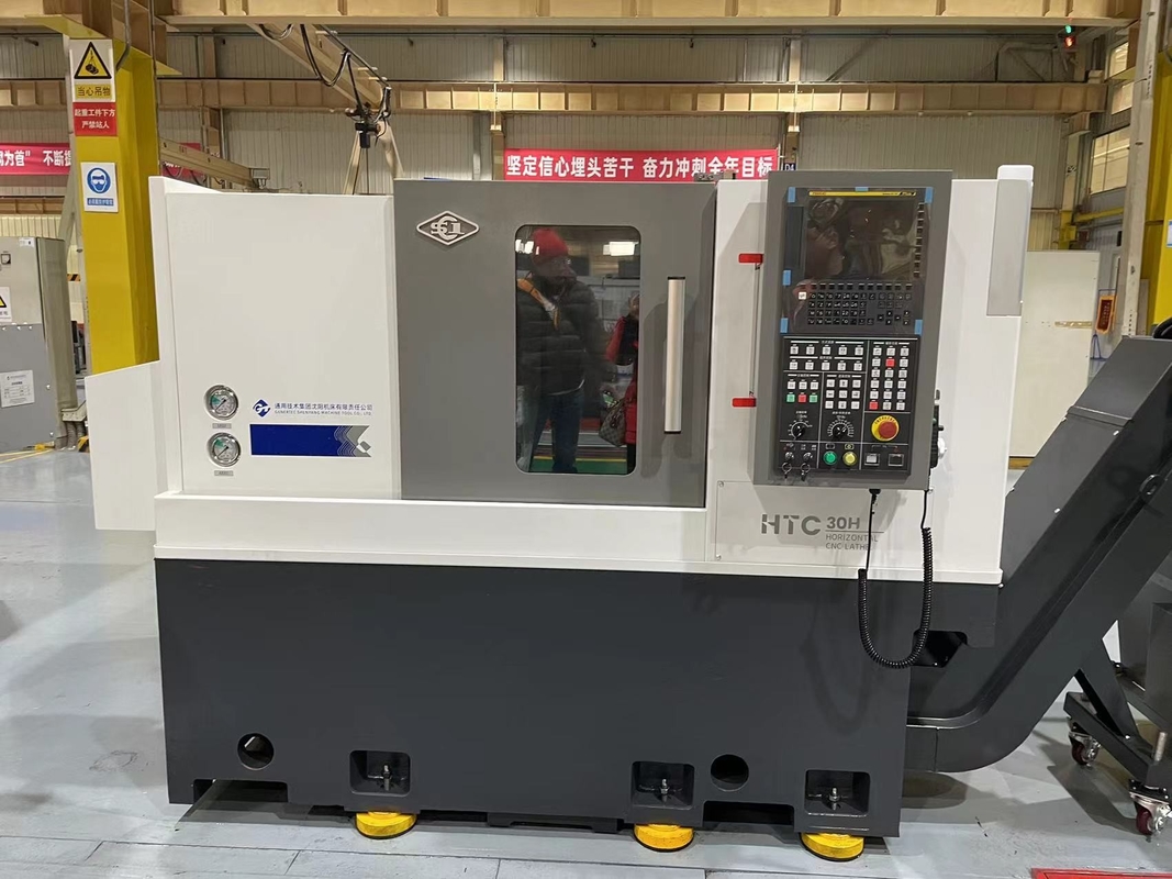 Slant Bed CNC-draaifabriek HTC30H Hoog-precisieverwerking van verschillende kleine onderdelen CNC-draaifabriek
