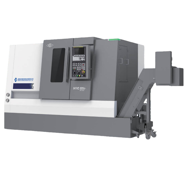 SMTCL Hard Rail CNC draaibank HTC40S Hoge stijfheid Grote span A2-8 Spindelsnelheid 4000 r/min Slant Bed CNC draaibank