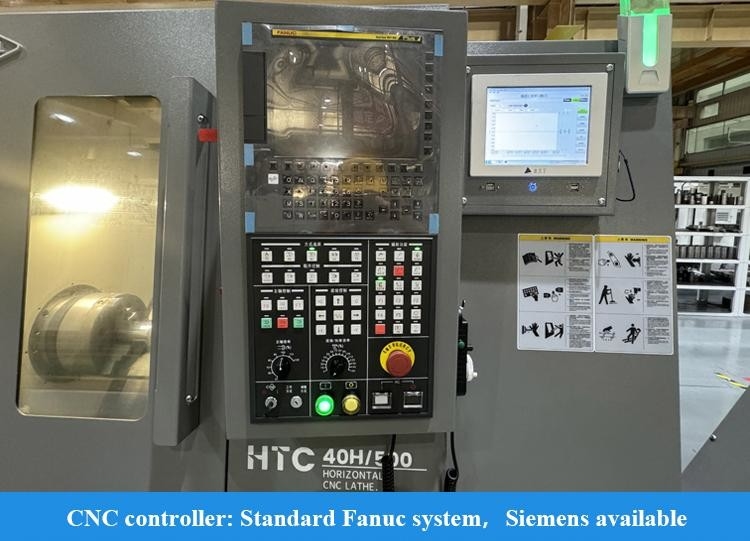 SMTCL CNC draaibank HTC40H Hoge efficiëntie Long Travel Ball Cage Motor Shaft Processing Slant Bed CNC draaibank