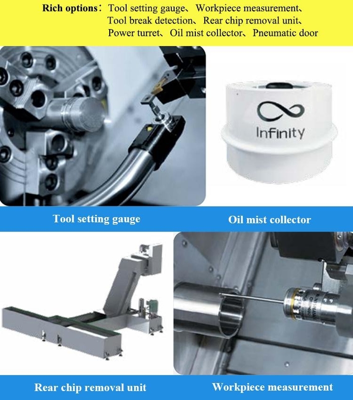 Horizontale CNC draaibank HTC40H/500 Automobiel mandrels Motorschachten Tandwielassen Bewerking CNC draaibank