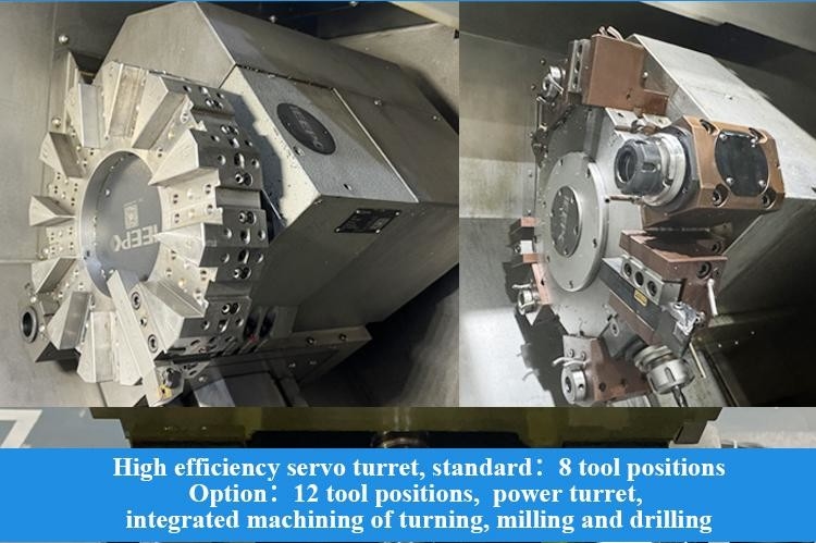 SMTCL CNC draaibank HTC40H Hoge efficiëntie Long Travel Ball Cage Motor Shaft Processing Slant Bed CNC draaibank