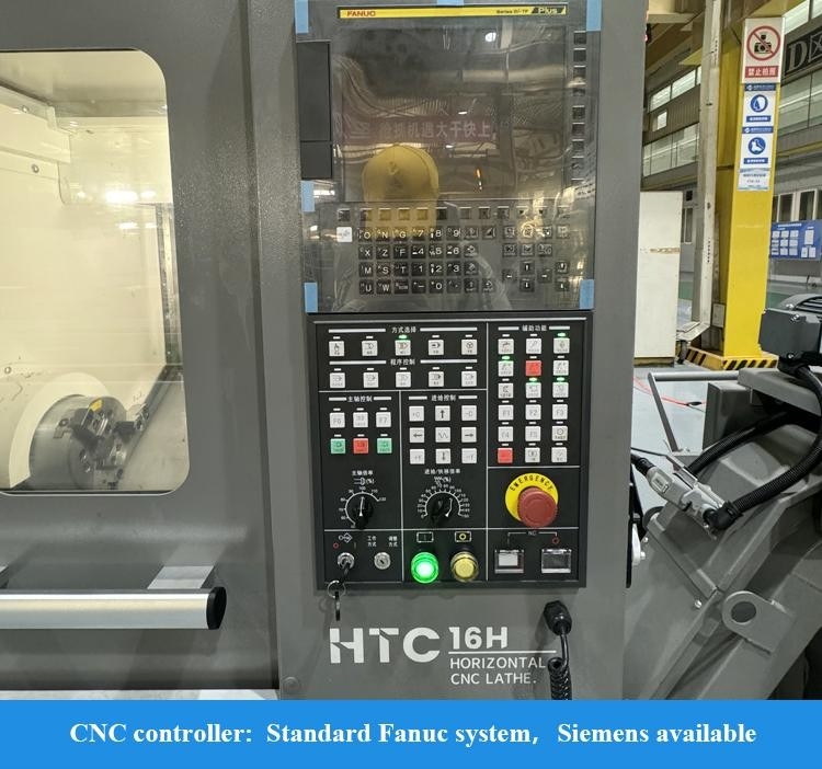SMTCL Small Parts Machining HTC16H Metal Slant Bed CNC Lathe 8 Stations Horizontale CNC Lathe