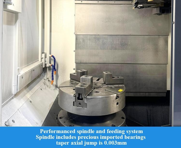 SMTCL Verticale CNC draaibank V4H CNC Verticale Freesmachine Draaibank Combo Verticale CNC Draaibank