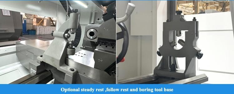 Hoogprecisie horizontale draaibank CAK5085 Metal Cutting Lathe SMTCL Flat Bed Cnc Lathe Machine