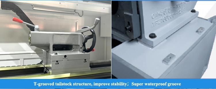Hoogprecisie horizontale draaibank CAK5085 Metal Cutting Lathe SMTCL Flat Bed Cnc Lathe Machine