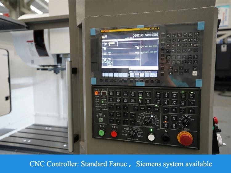 SMTCL CNC Verticale Freesmachine VMC1100Q 4-assig CNC Verticaal Bewerkingscentrum Met Draaibord