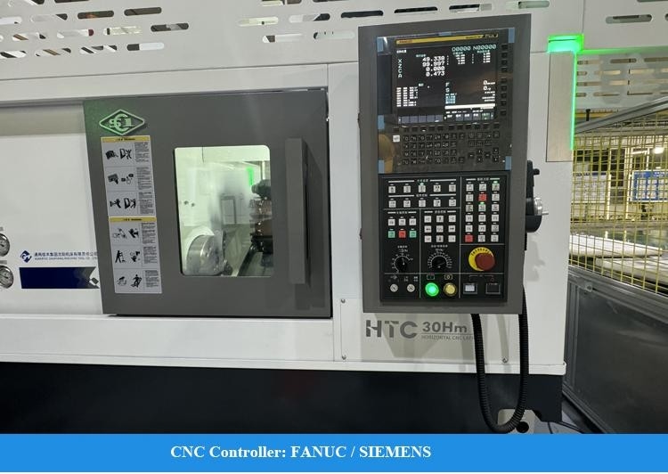 SMTCL Horizontaal draaicentrum HTC30Hm Horizontale 12-station Power Turret CNC draaibank