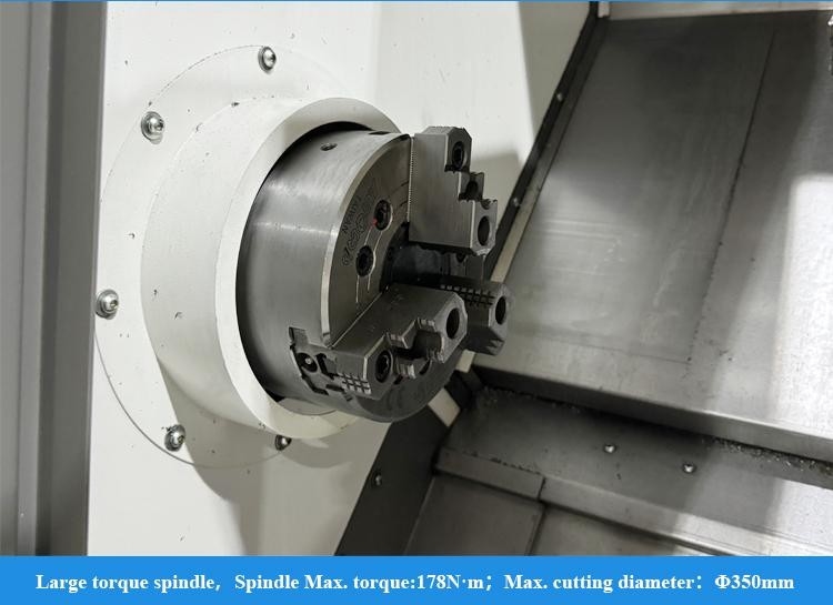CNC-draaicentrum HTC40Hm Long-span Sleeve Spindle BMT55 Servo Power Turret CNC-draaicentrum met Y-as