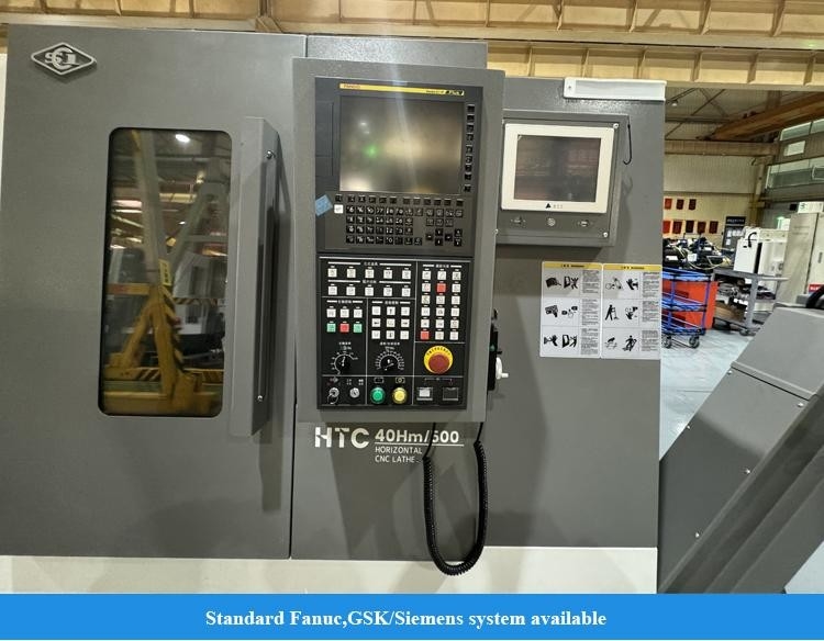 CNC-draaicentrum HTC40Hm Long-span Sleeve Spindle BMT55 Servo Power Turret CNC-draaicentrum met Y-as