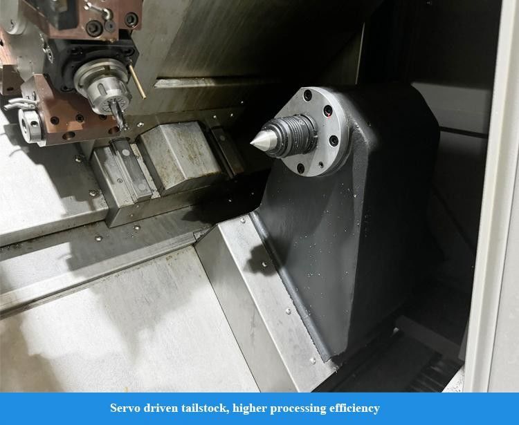 SMTCL CNC-draaicentrum Langspan Spindle HTC40Hm BMT55 Servo Power Turret CNC-draaicentrum met Y-as