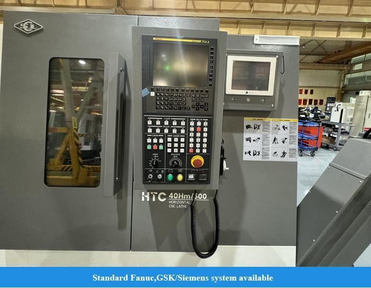 SMTCL BMT55 CNC Draaicentrum HTC40Hm 12 Posities Power Turret CNC draaibank Combo Met Y-as