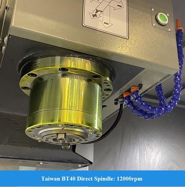SMTCL 10000rpm FANUC CNC Verticaal Bewerkingscentrum VMC850Q CNC Freesmachine Met 4e Draaibord