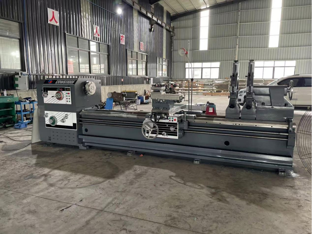 CW6180F Zware Horizontale Conventionele Draaibank Hoge stijfheid Geleiderail Breedte 600mm Vloer Handmatige Draaibank