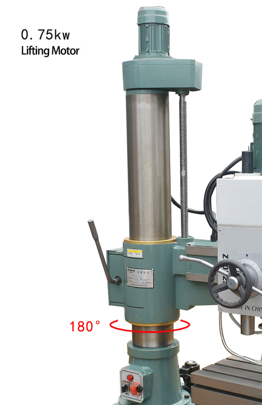 Radiale boormachine Z3032 Boordiameter 32mm Automatische radiale boormachine voor metaalbewerking