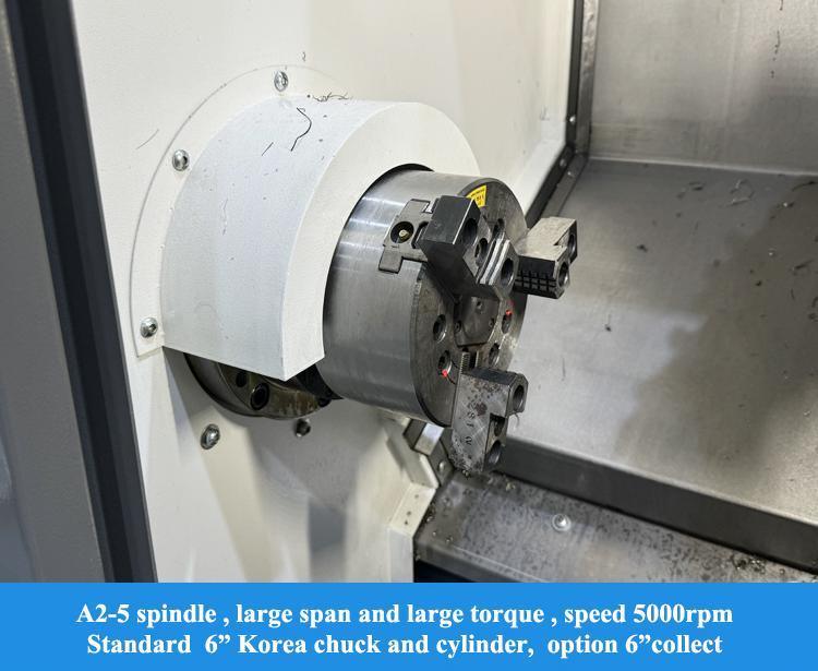 Horizontale schuine bed CNC draaibank T4S Hoge stijfheid 35 - 3000 tpm Spindelsnelheid