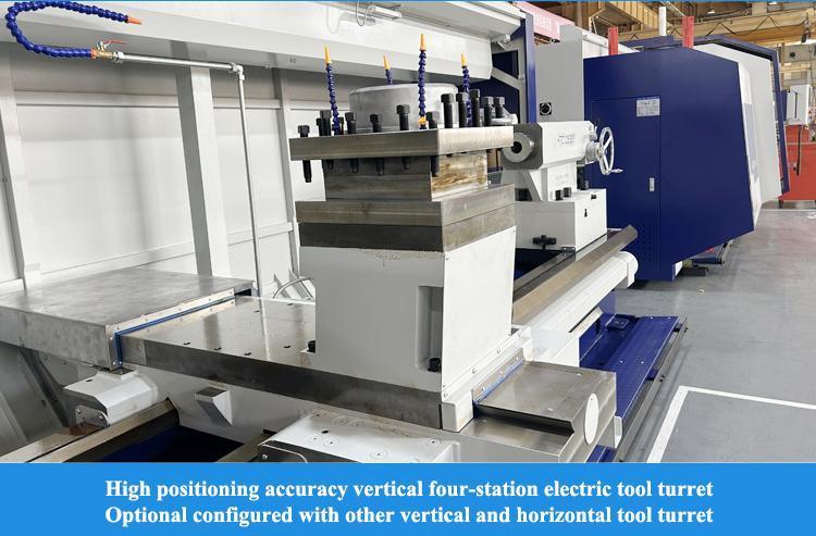 SMTCL Heavy Turning Lathe HTC125500 Max swing diameter 1250mm Metallurgy, valve industry processing CNC Lathe